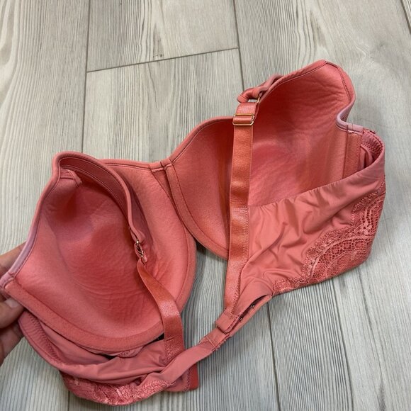 Thirdlove 24/7 lace full coverage bra peach coral 40D Underwire - Picture 7 of 7